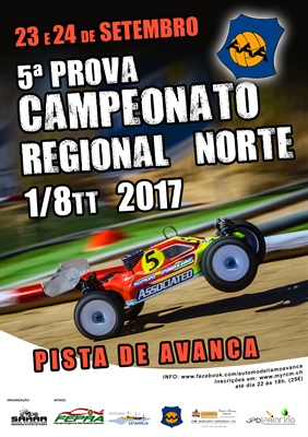 5ª Prova Campeonato Regional Norte 1/8 TT 2017 - Informações